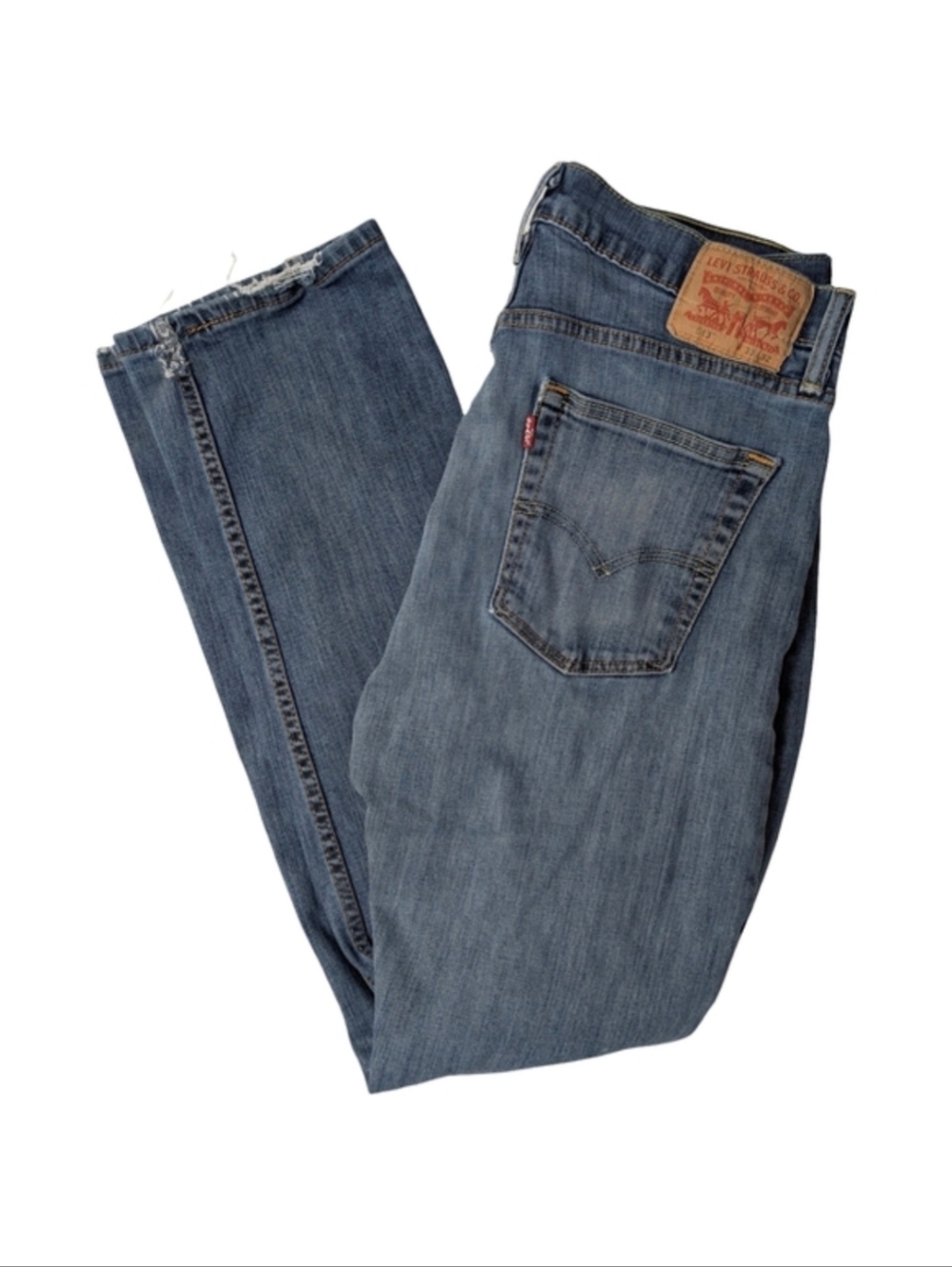 Vintage Y2K Levi’s 513 Jeans | 33 x 31.5 | Slim Straight | Early 2000s Denim
